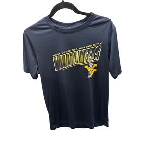 West Virginia University Mountaineers Youth XL (20) Graphic T-Shirt – Navy Blue
